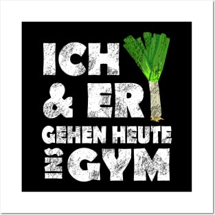 Fitnessstudio Gym Muskeln Fitness Laufen Geschenk Posters and Art